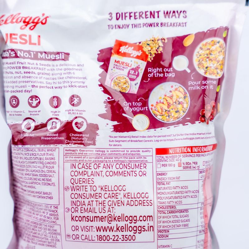Kellog's Muesli Fruit and Nuts(500gm)