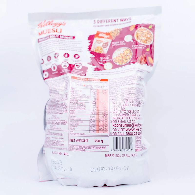 Kellog's Muesli Fruit and nuts(750g)