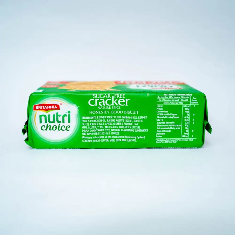 Sugar free cracker