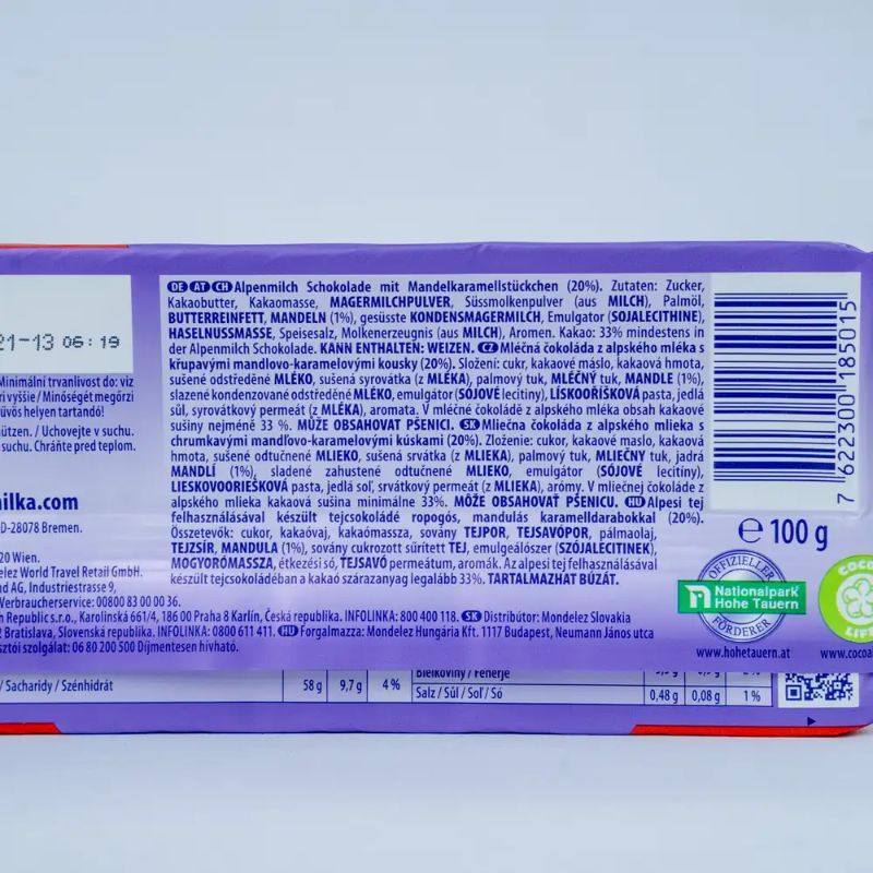 Milka chocolate